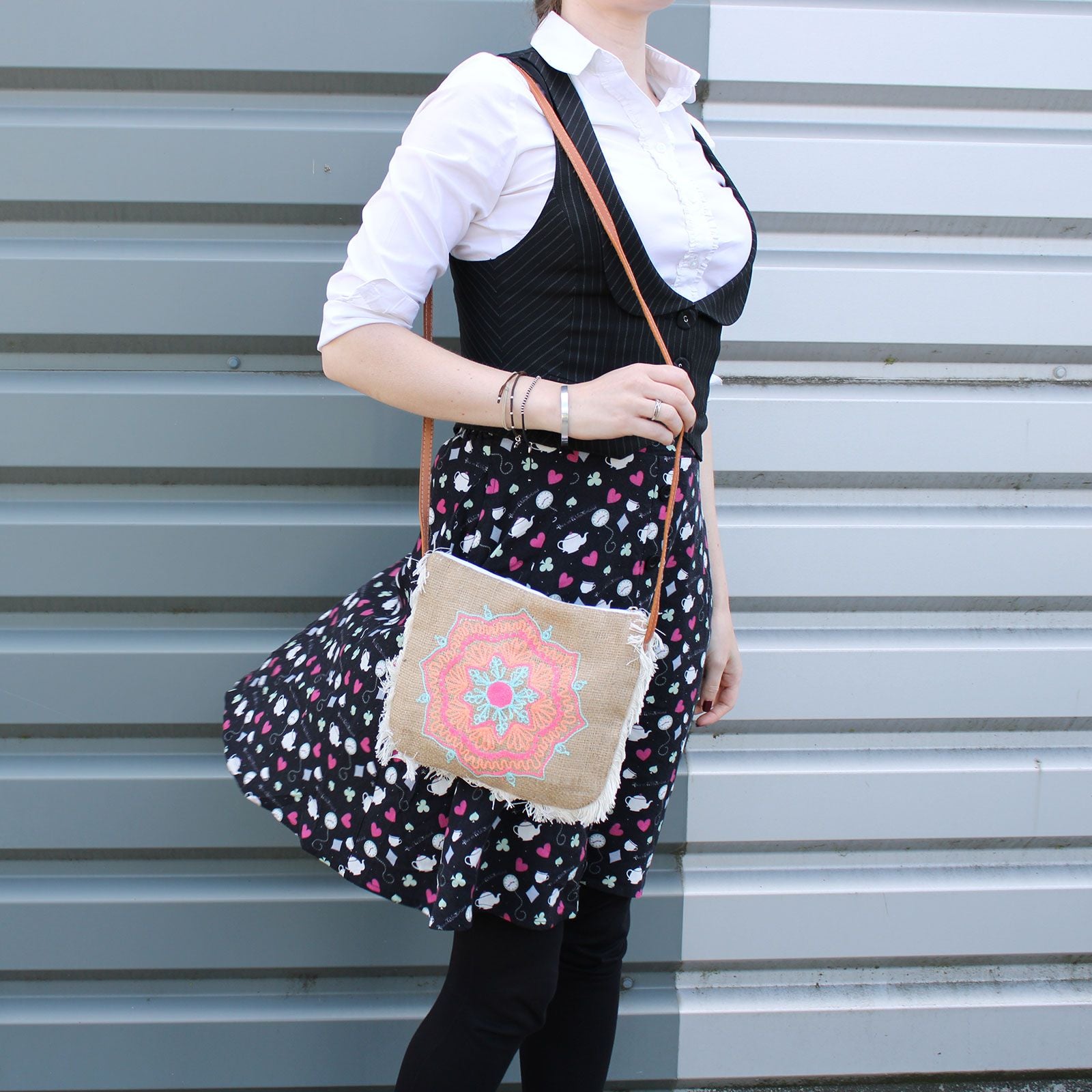 Fab Fringe Bag – Mandala Embroidery