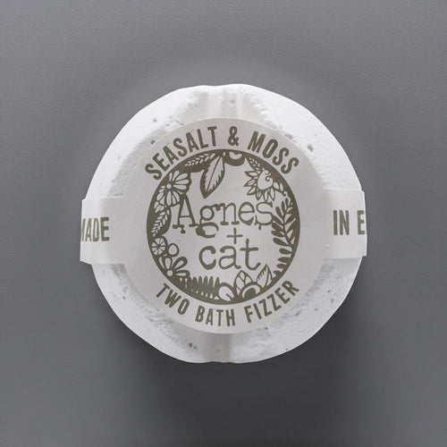 Agnes + Cat Bath Fizzer - Seasalt and Moss