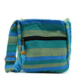 Large Nepal Sling Bag (Adjustable Strap) – Spring Meadows Green & Blue