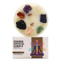 Large Chakra Crystal Candles – Seven Chakra