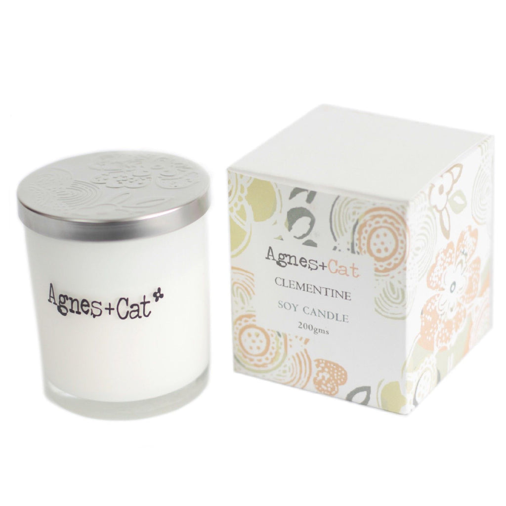 Agnes + Cat Votive Candle - Clementine