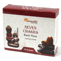 Aromatica Backflow Incense Cones – 7 Chakras (Pack of 10)