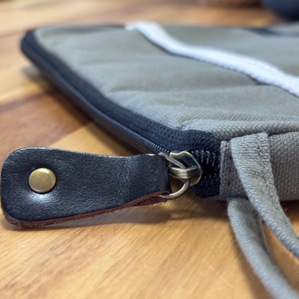 Canvas Tablet Pouch - Olive