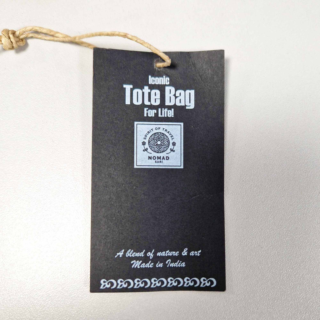 Iconic Basic Tote Bag - Mi Vida Loca - Natural 4oz