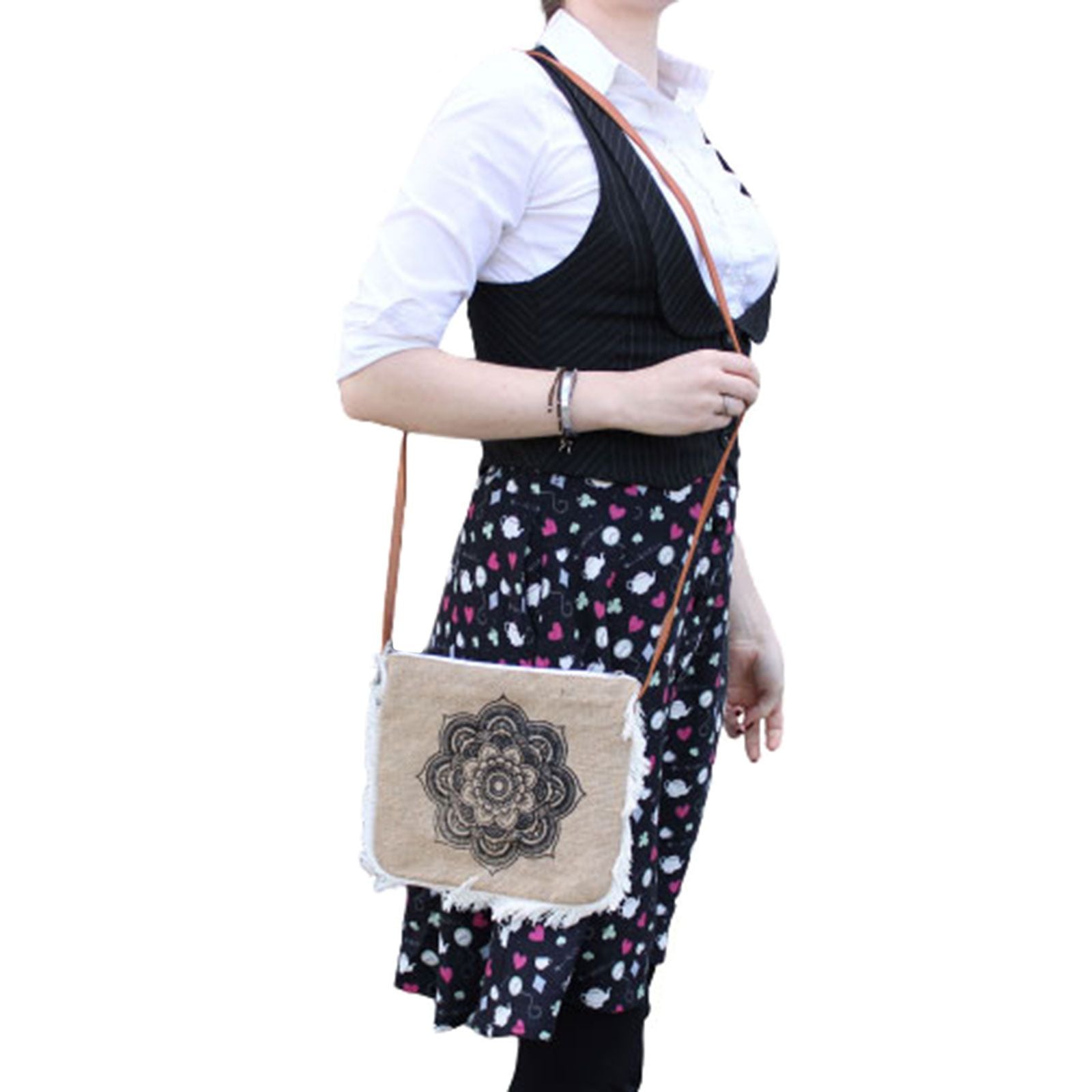 Fab Fringe Bag – Mandala Print