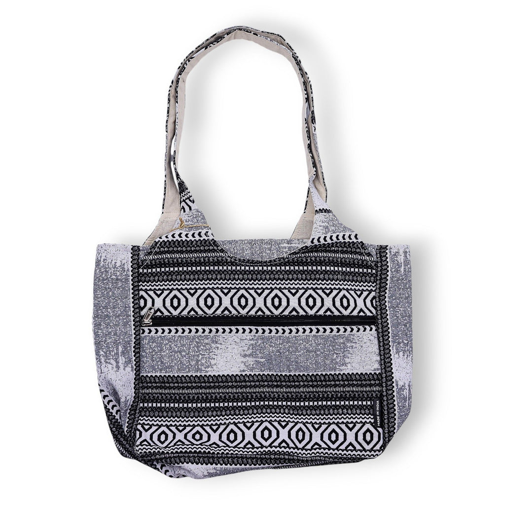 Nomad Sari Jacquard Natural Wander Muse Bags - Urban Caravan