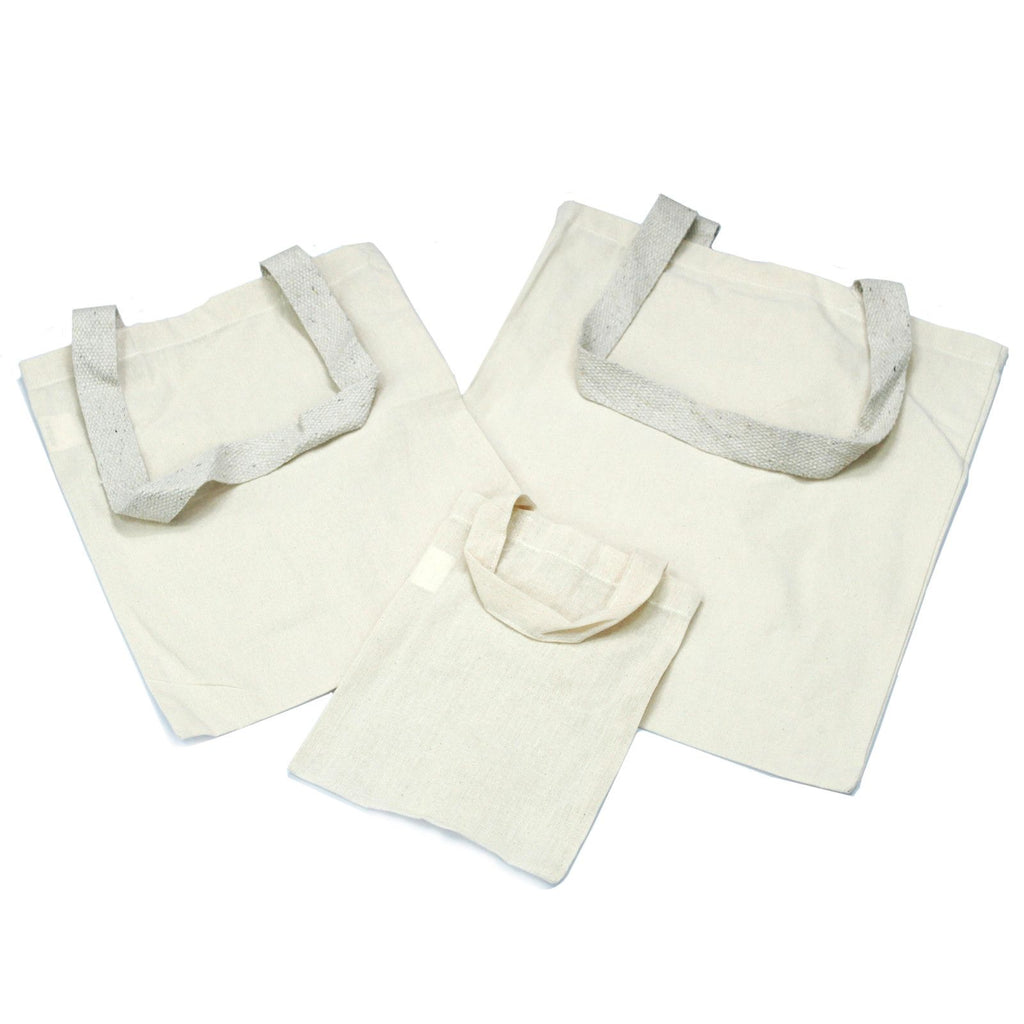 Large Natural 6oz Cotton Bag 38x42cm
