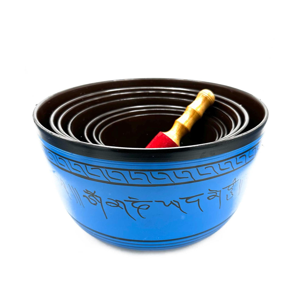 Small Chakra Set of Seven Singing Bowls (14–22cm)