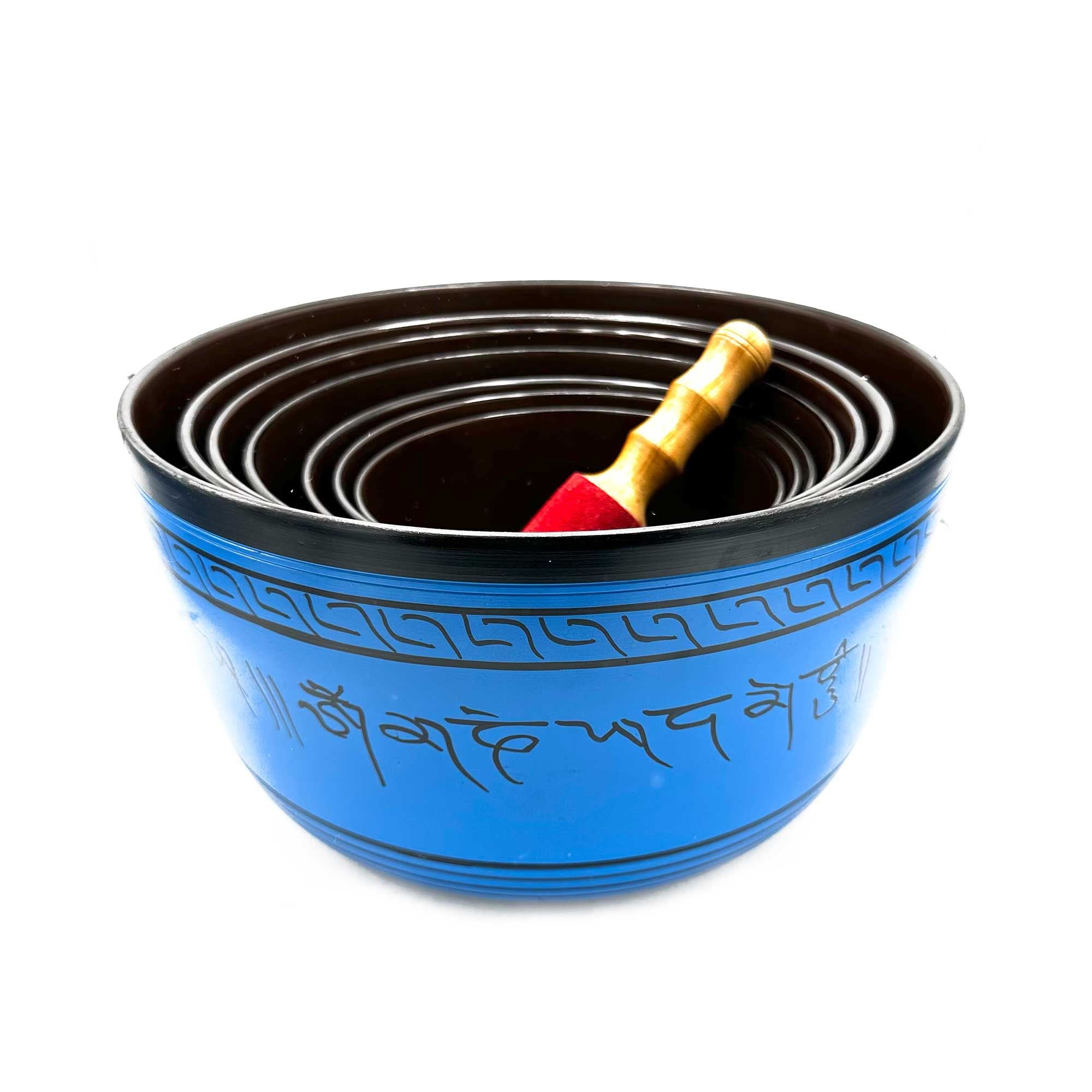 Small Chakra Set of Seven Singing Bowls (14–22cm)