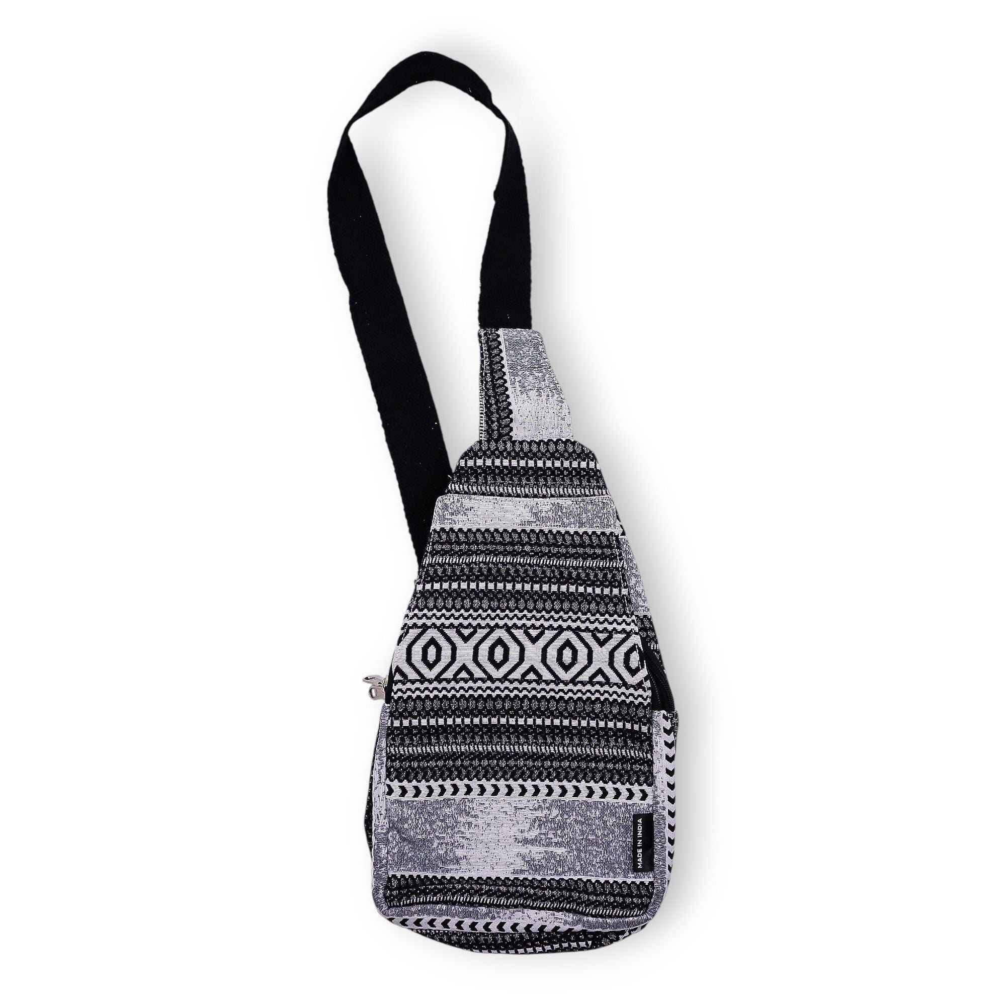 Nomad Sari Jacquard Natural Cross Bag - Urban Caravan